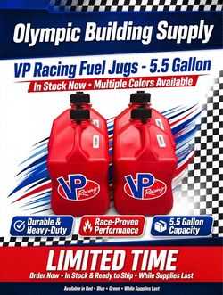 VP Racing Utility Jug 5.5gal