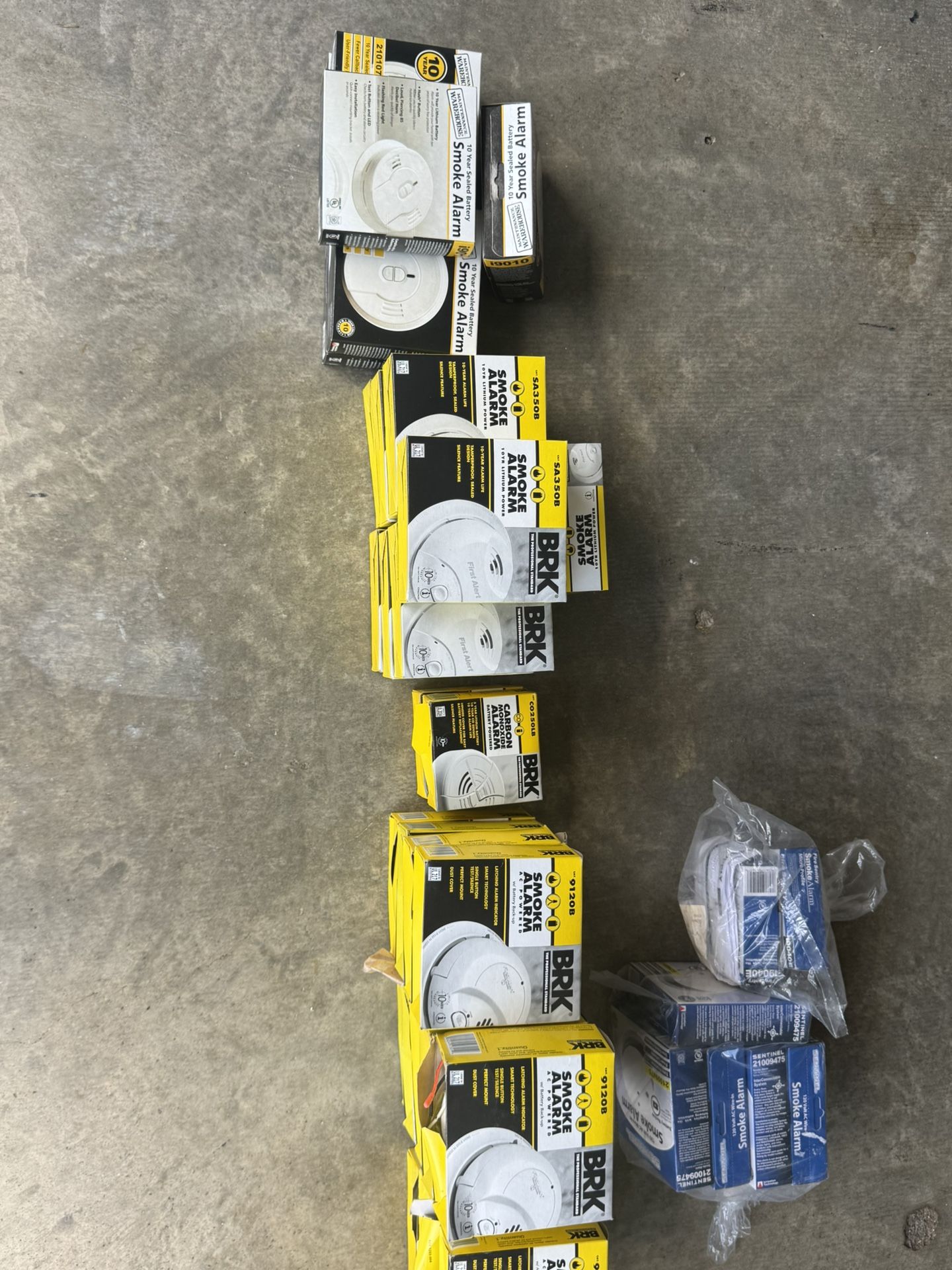 Variety Smoke Alarms - New