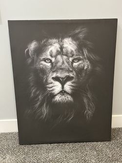 Lion Canvas Wall Decor
