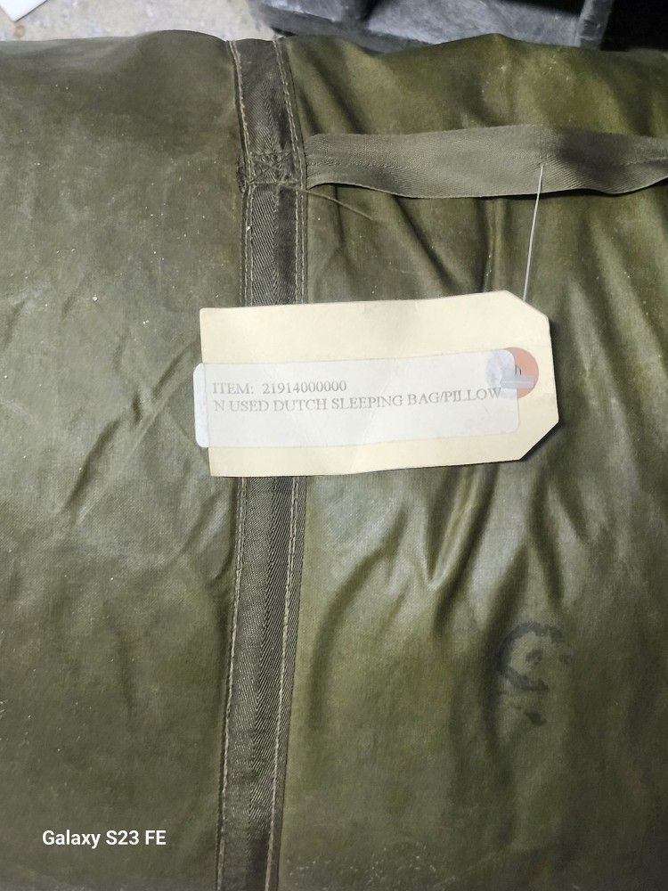 Army Bag And Pillow Inside