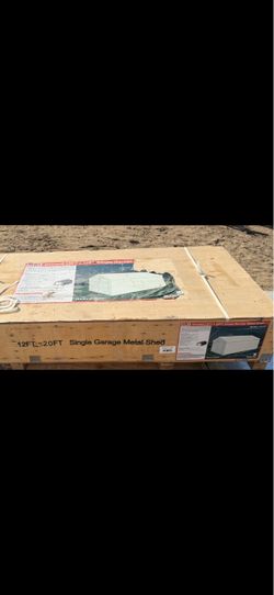 🔥 12 FT x 20 FT METAL GARAGE SHED – $1,500! 🔥