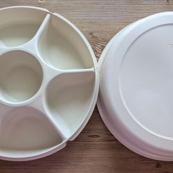 Divided Tupperware Serving Tray 