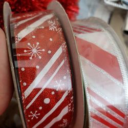 Wired Edge Ribbons. Perfect For Christmas Bows