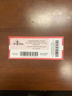 Won 2 tickets to Fiesta TX on radio and unable to use them