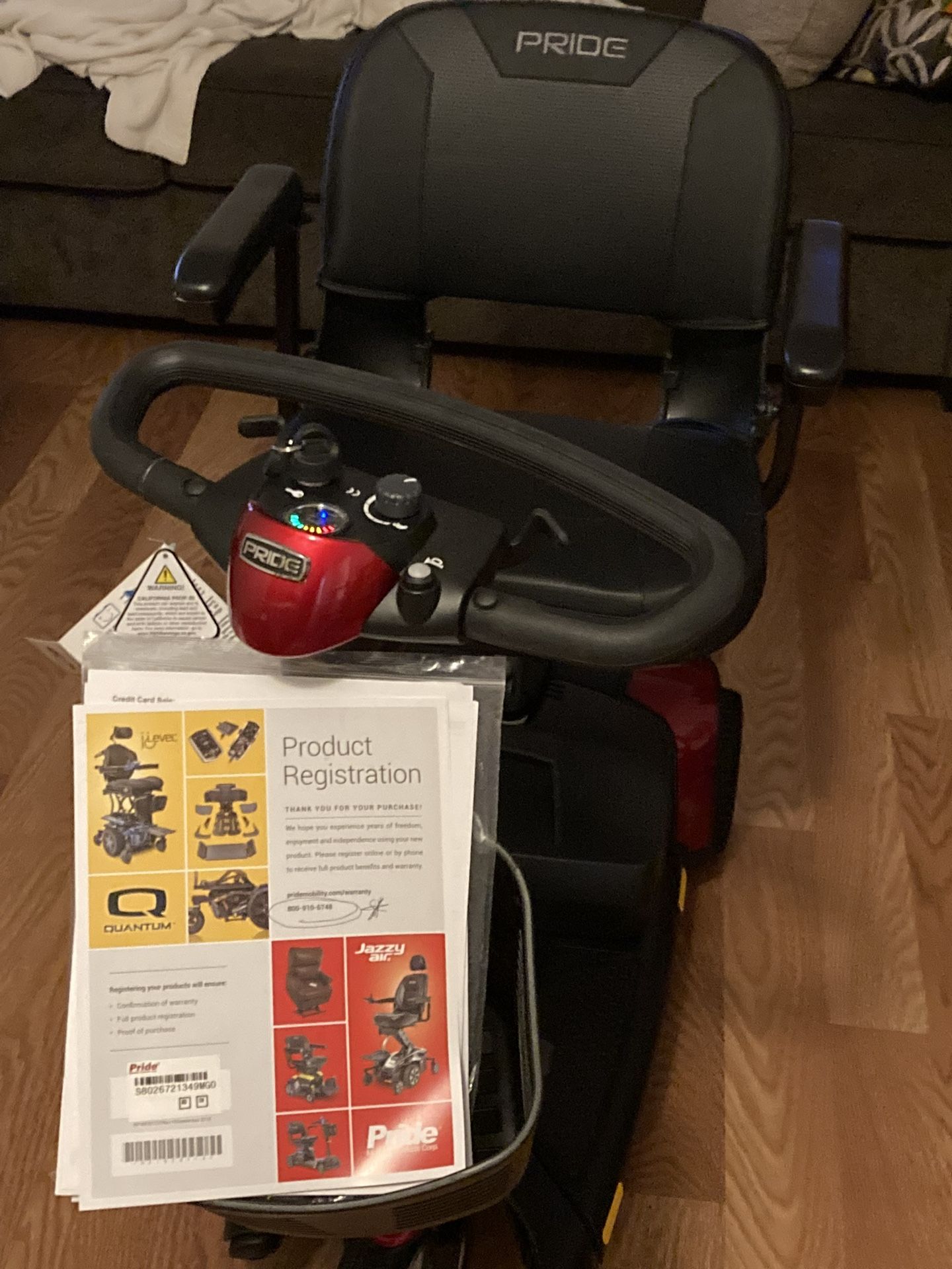 Pride Go-Go Sport 4-Wheel Travel Scooter