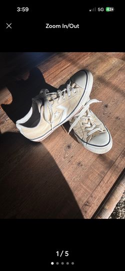 Converse Star Player 76 Ox Low Canvas Cream White Unisex Casual Shoes