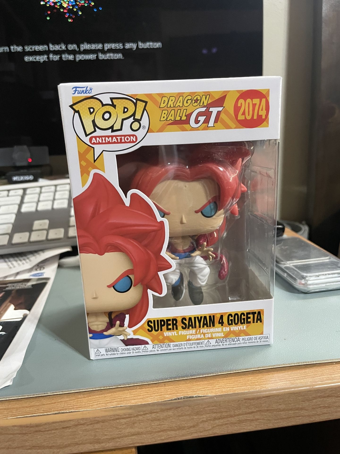 Funko Pop Animation Dragon Ball GT #2074 Super Saiyan 4 Gogeta