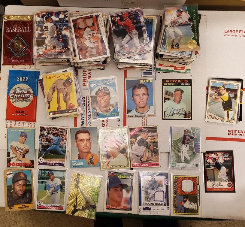 Baseball Cards 1950s to 2023 Hundreds