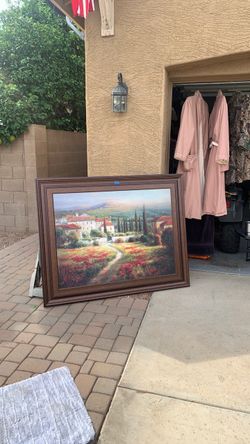 Very large framed art