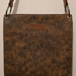 VEGAN LEATHER WESTERN PURSE W FRINGES