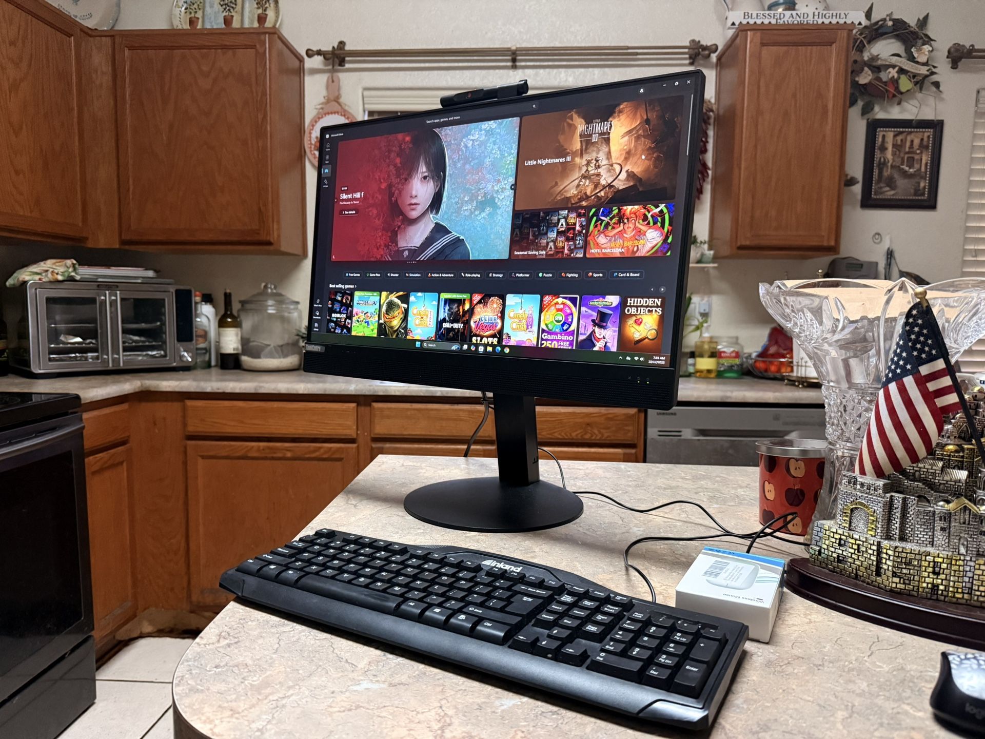 SUPER FAST LENOVO COMPUTER PC ALL IN ONE Win 11 Pro, Core i7, 16GB Ram, 512GB SSD Nvme 