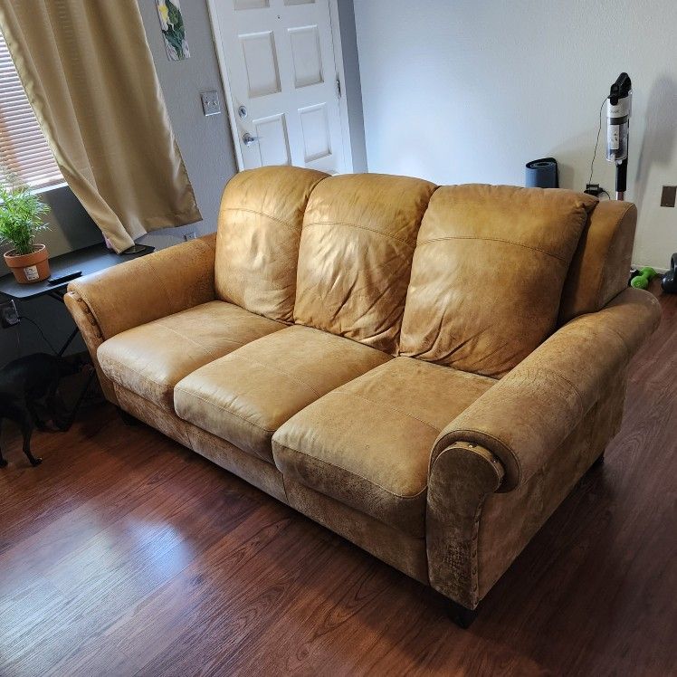 Free Couch, Real Leather