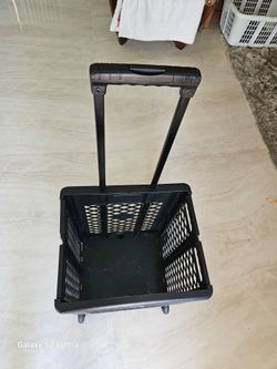 55 LB folding shopping cart  large Size  like new