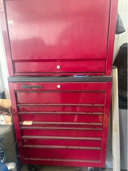 Snap on tool box with hutch