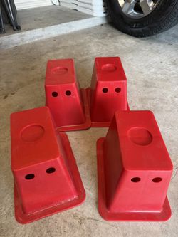 (4) RV Rectangle Jack Block