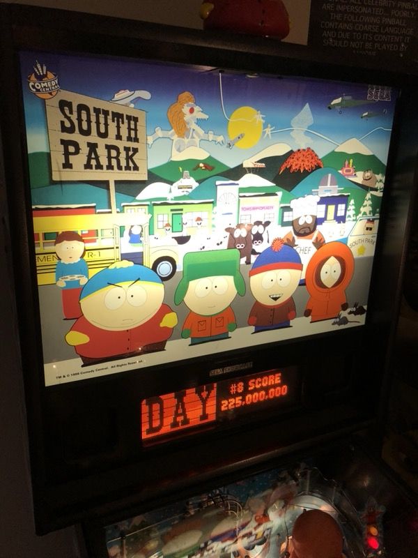 SOUTH PARK PINBALL MACHINE by Stern