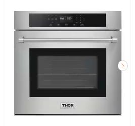 30 in. Single Electric Wall Oven with Convection and Self-Cleaning in Stainless Steel