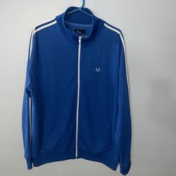 Fred Perry Sportswear Track Jacket Mens XXL Blue