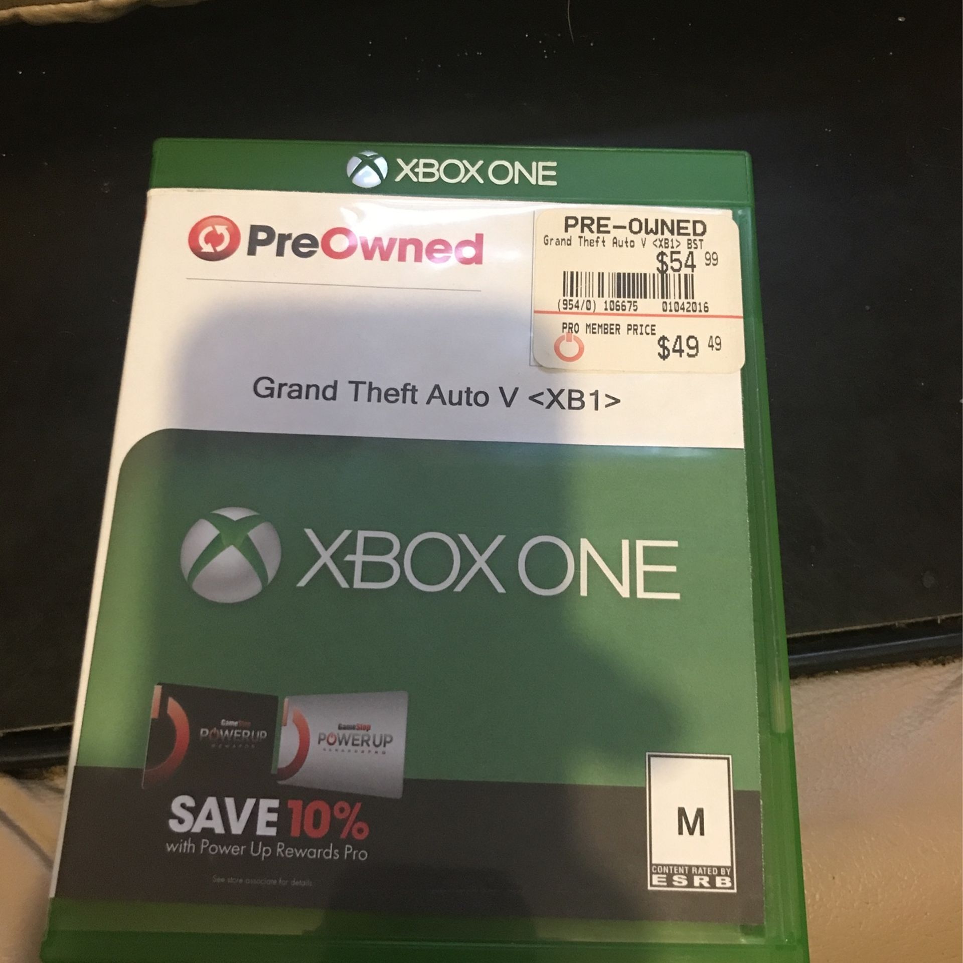 Xbox One Grand Theft Auto V