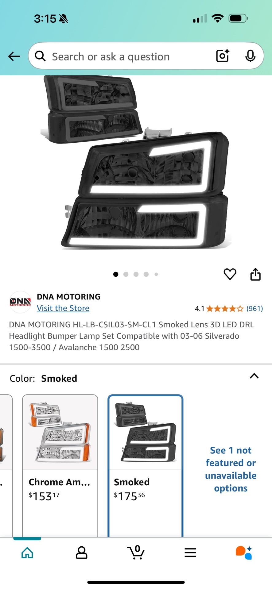 New Black Cat-eye Headlights