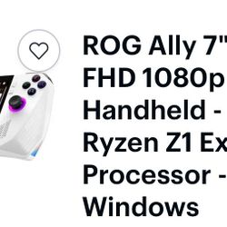 Unopened - Rog Ally z1 Extreme