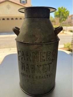 Craft House Farmers Market Milk Can Pitcher
