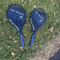 Pair of Junior Tennis Rackets - Like New
