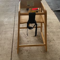 Wooden High Chair