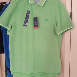Nwt Men's Chaos Shirts Green Medium Pink Large $7 Each Or 2 For $12