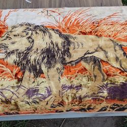 Vintage "Lion" tapestry