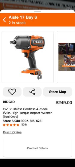 Ridgid impact