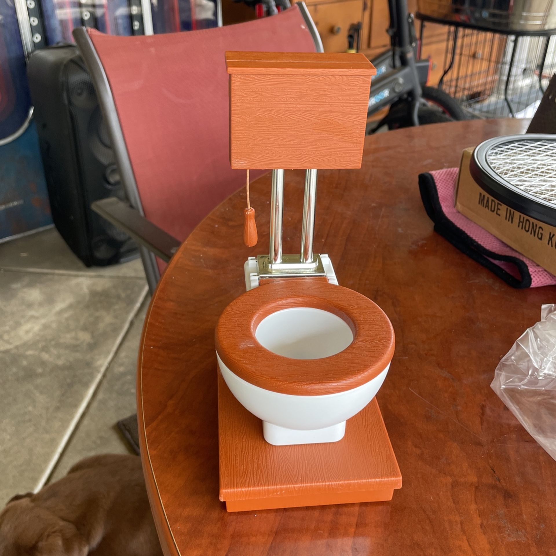 Toilet piggy bank