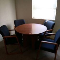 Table And Four Chairs For Sale
