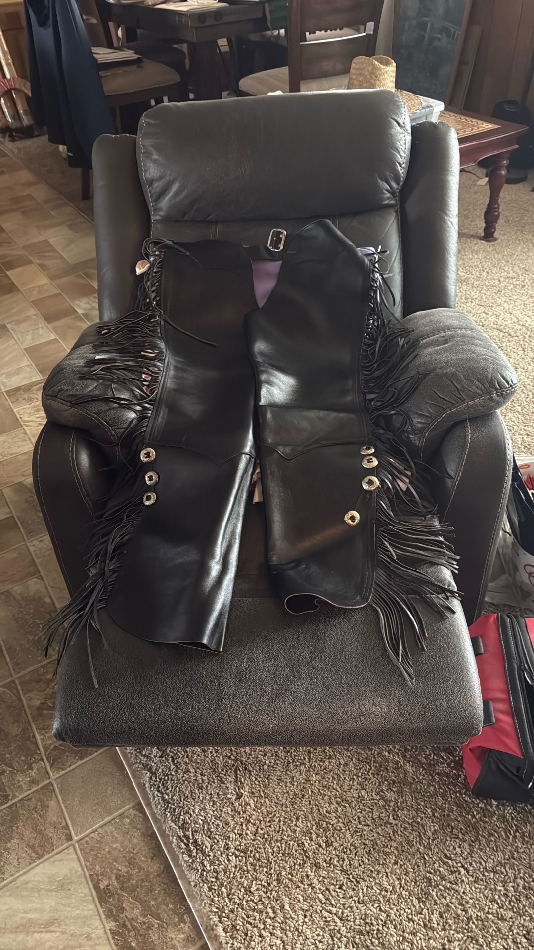 Genuine Leather Chaps women