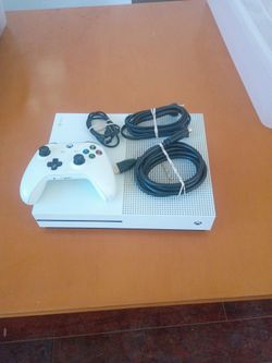 Xbox One S Console with Controller and Cables