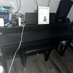 Roland MP200 88-Key Digital Upright Piano With Stand and Bench Black