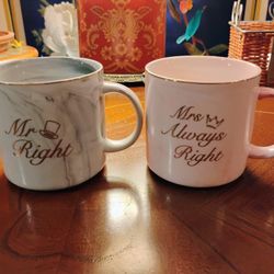 Mr. & Mrs. Coffee Cups