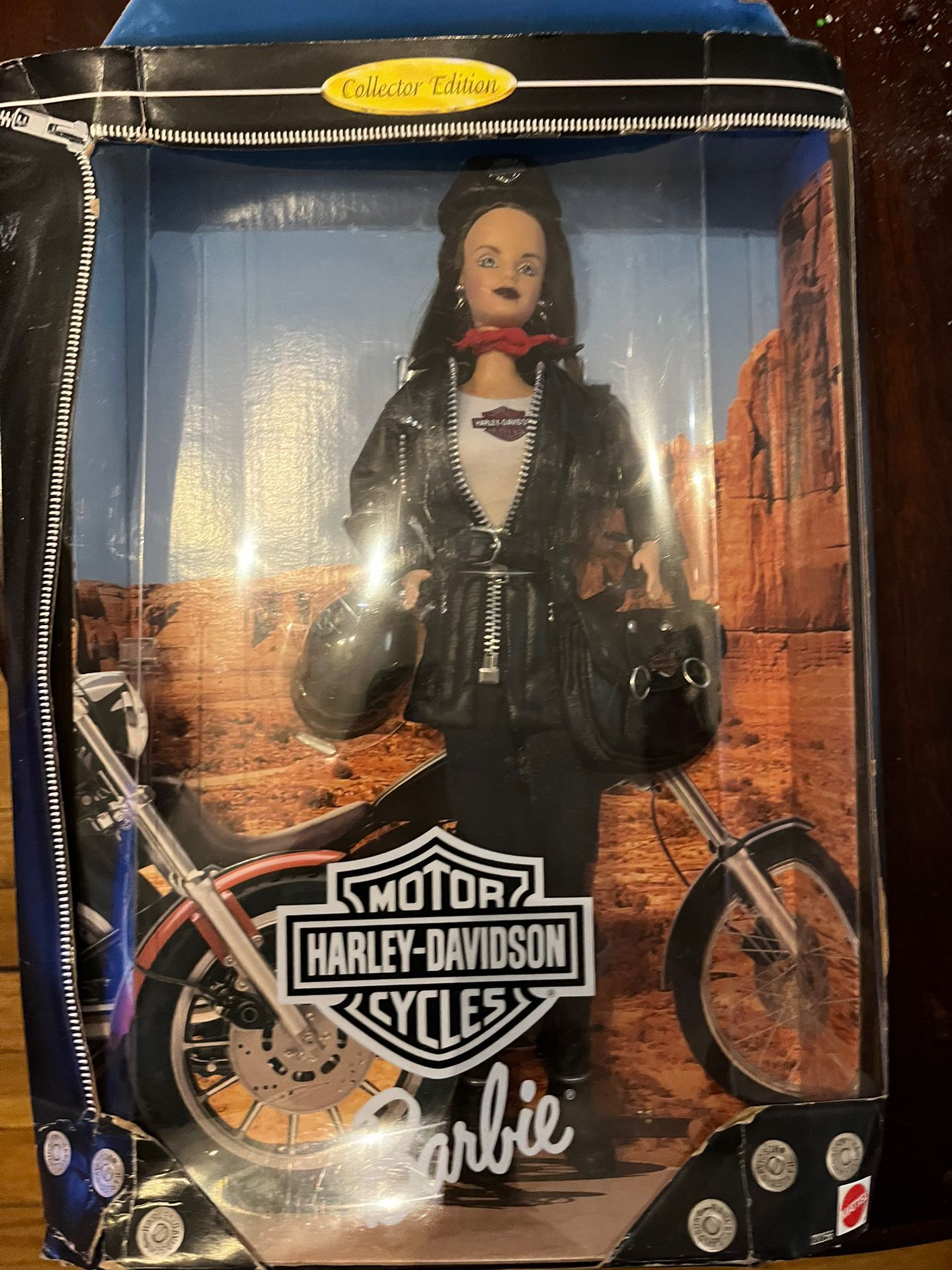 2 Harley Davidson Barbie Dolls OBO