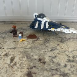 LEGO Star Wars Custom Plo Koon Jedi Star Fighter