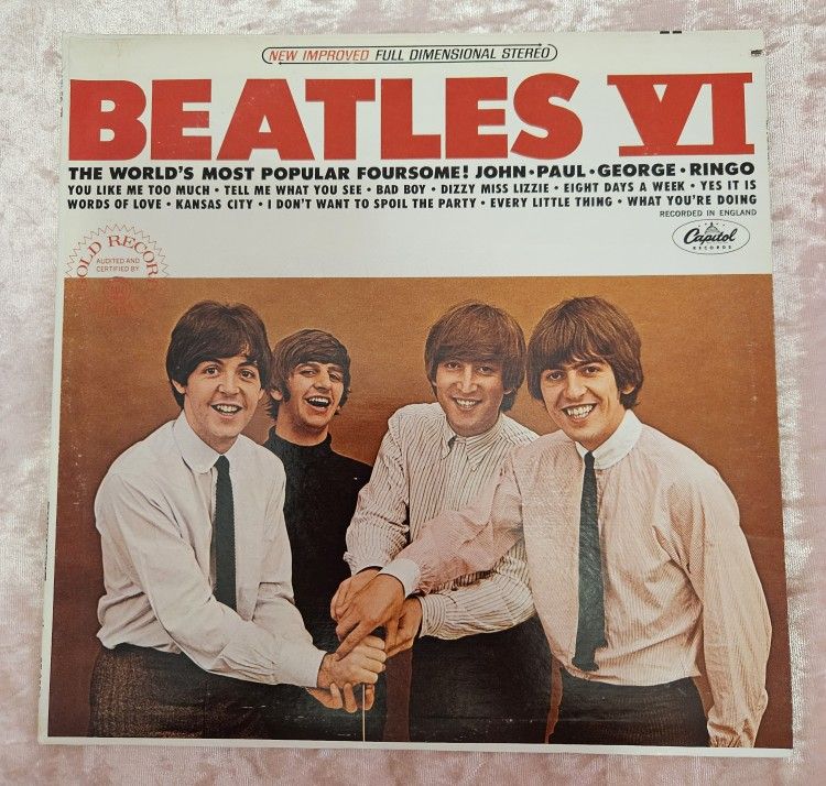 Beatles VI Vinyl Album 
