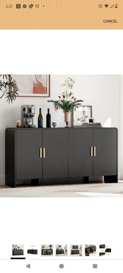 Brand New in box modern console sideboard cabinet buffet pantry!!!