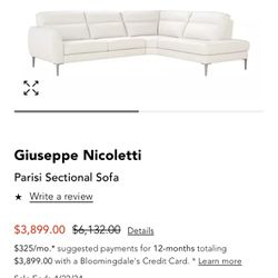 White Leather Sofa And Coffee Table 