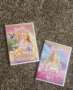 2 NEW SEALED BARBIE REPUNZEL MOVIES $30