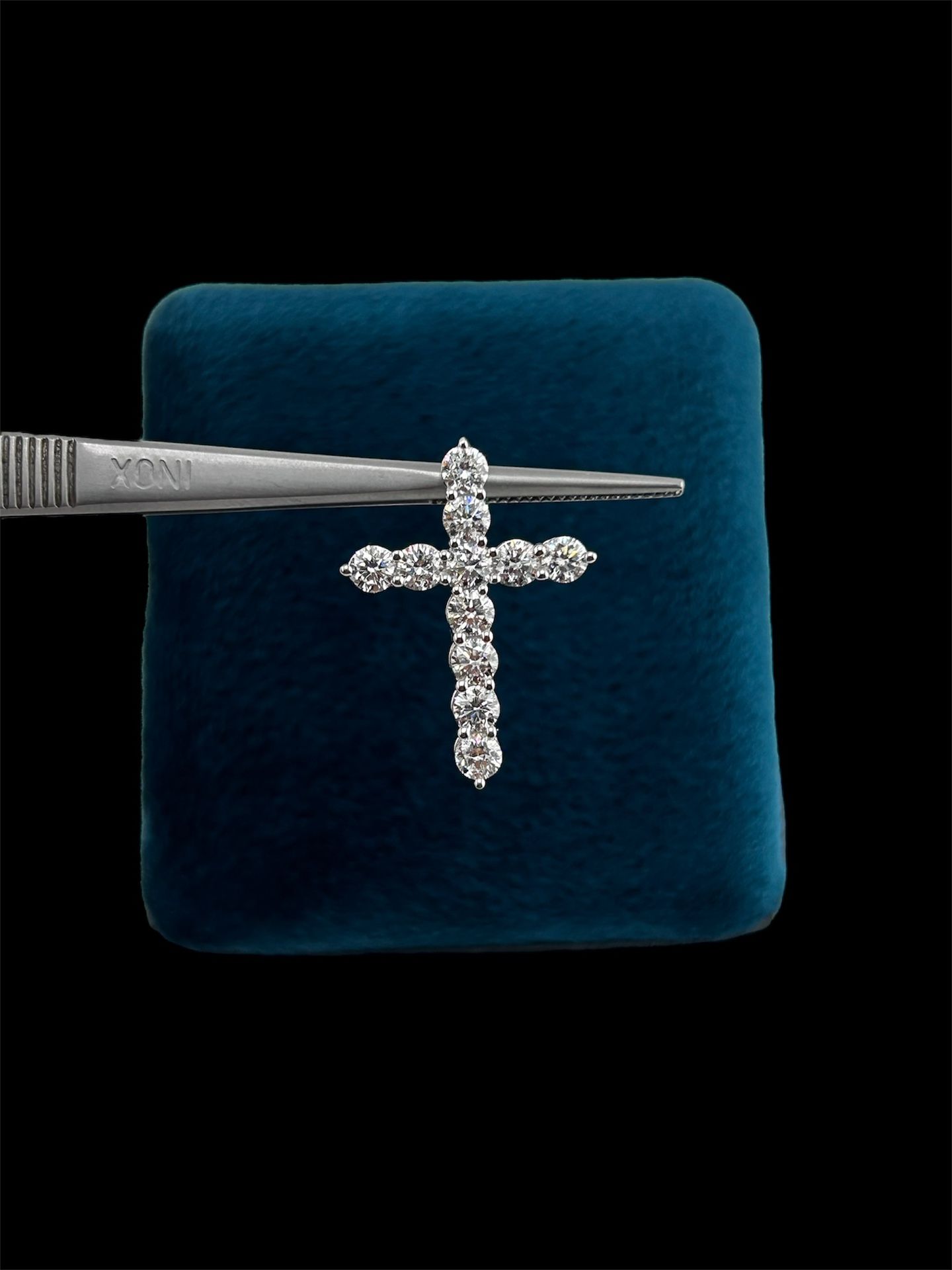 White Gold Cross Pendant