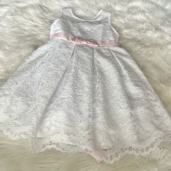 Jona Michelle White Lace Toddler Dress *2T