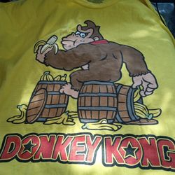 Donkey Kong Shirt. https://offerup.com/redirect/?o=WWVsbG93LlhYWA==. Mint Condition. $15.00 OBO.