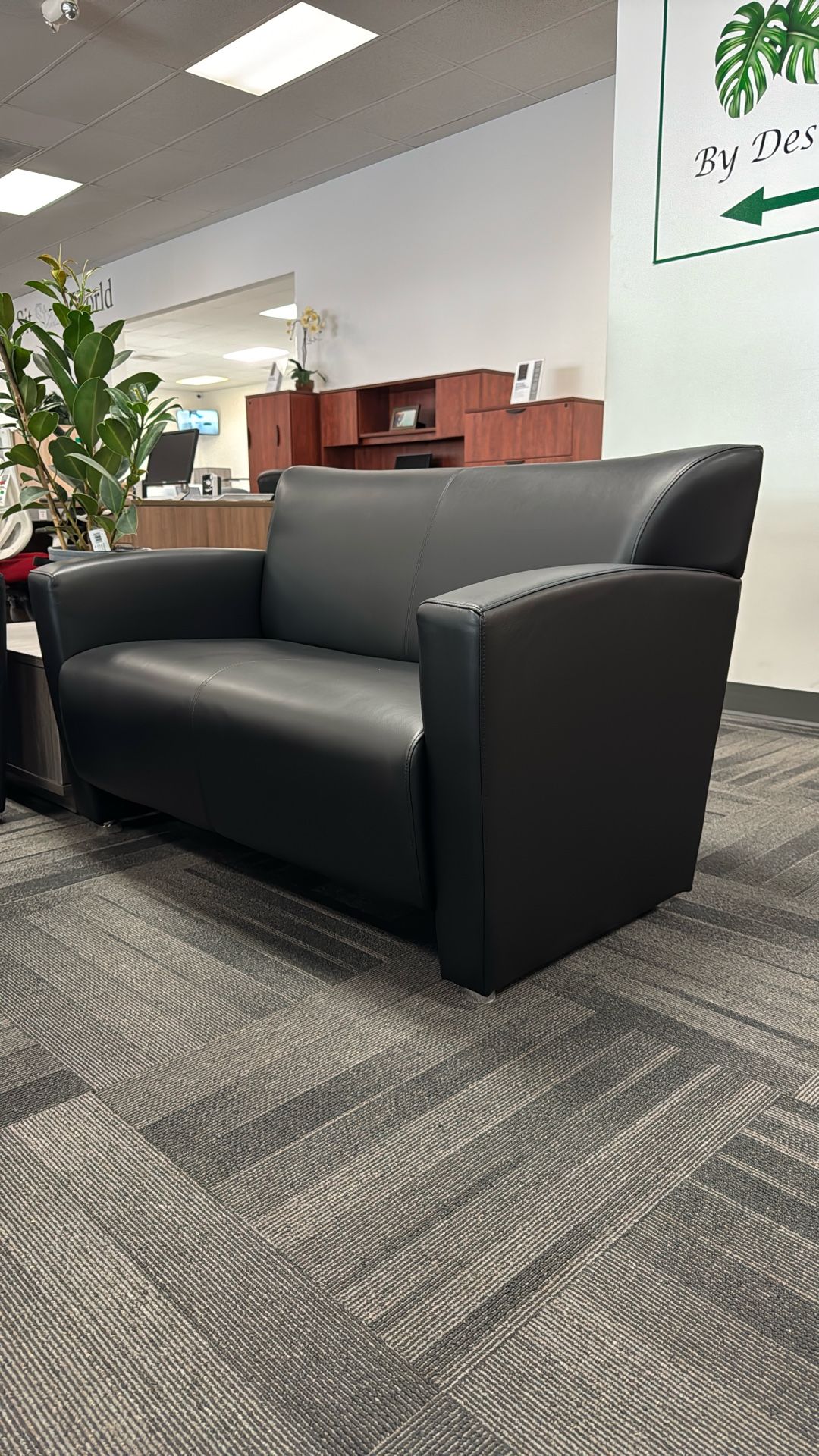 Tribeca Leather Loveseat / Sofa | Commercial Grade Lounge Seating