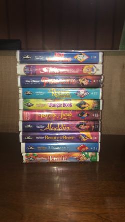 Walt Disney video tapes