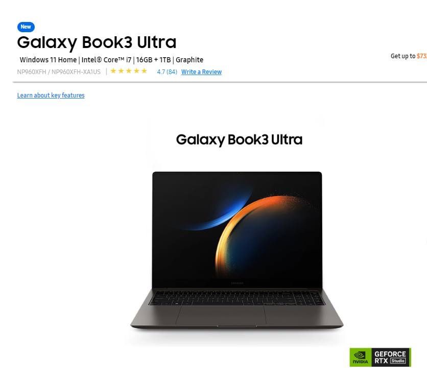 2023 Galaxy Book3 Ultra 16" | i7- 13700H | rtx 4050 | 16 GB RAM | 1 TB SSD