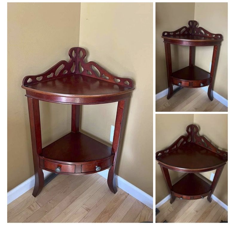 Vintage Bombay corner Table